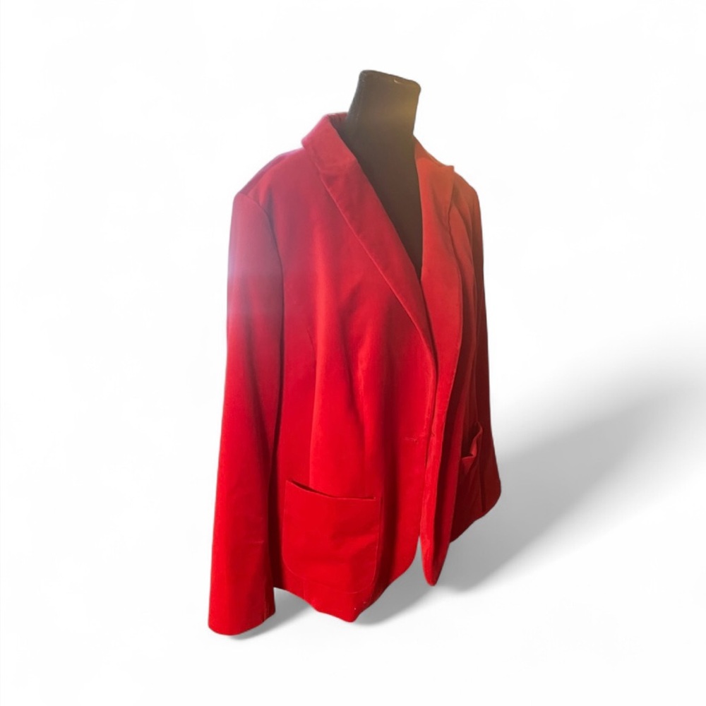 Talbots Bold Red Jacket - Picture 3 of 5